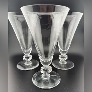 3 Wilmington by Bryce clear glasses 8oz.